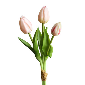 Arte Floral Yihua, Tulipán Artificial de Seda, Rosa, Blanco, Amarillo, Naranja, Rojo, Decoración Moderna y Minimalista para el Hogar, Adorno para Jarrón - Product Image 5
