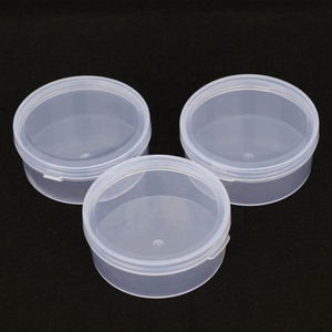 Cosmetic Portable Jewelry Bead <b>Storage</b> <b>Box</b> <b>Small</b> Round Container Jars Make up Organizer Boxes - Product Image 5