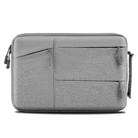Funda para Portátil de Tela Oxford para 13-16 Pulgadas, Bolsa Ligera para Computadora con Correa de Mano y Múltiples Bolsillos, Logotipo Personalizado, Venta al Por Mayor