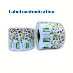 Étiquettes autocollantes promotionnelles personnalisées en rouleau, 500 pièces/rouleau, impression d'étiquettes imperméables, étiquettes de réduction en rouleau - Product Image 6