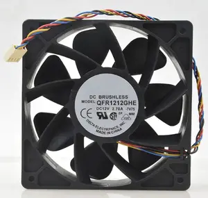 120x120x38mm 12V 2.7A yüksek hızlı soğutma fanı 6300RPM 4 pinli konnektör