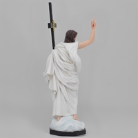 Statues religieuses catholiques en résine de Chitenge pour la décoration d'église occidentale, le Ressuscitation de Jésus - Vente en gros usine