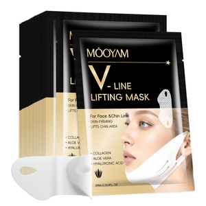 <span class=keywords><strong>Masque</strong></span> Hydrogel Raffermissant Anti-rides Hydratant Effet Lifting en V <span class=keywords><strong>pour</strong></span> le Visage, Amincissant et Anti-<span class=keywords><strong>double</strong></span> <span class=keywords><strong>Menton</strong></span>, Marque Privée - Product Image 1