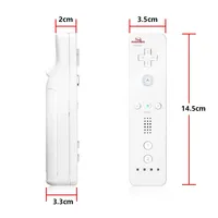 Fernbedienungs-Controller Nunchuck Gamepad für Nintendo Wii mit Silikonhülle