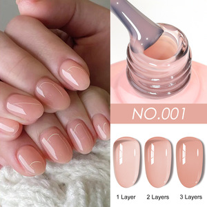 Pintura de Uñas Transparente Efecto Hielo Nude, Color Coco Congelado, Popular para Arte de Uñas, Pegamento en Aceite, Venta al por Mayor para Salones de Uñas - Product Image 5