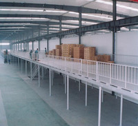 Système de rayonnage industriel avancé en acier pour entrepôt, grande capacité, entrepôt surélevé multi-niveaux, vente en gros