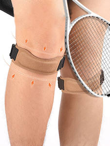 Sangle de genou en silicone pour le soutien de la rotule Soulagement de la douleur Course à pied Basketball Escalade Sangle de rotule du genou - Product Image 2