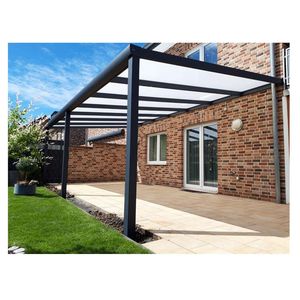 Pérgola de Aluminio para Exteriores, Pérgola de Policarbonato para Jardín, Pérgola Metálica 5X4 - Product Image 1