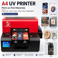 Imprimante UV DTF A4 pour cadeaux personnalisés, coques de téléphone, enseignes en acrylique, bois, verre, métal, impression de produits personnalisés