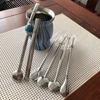 Paille à boire en acier inoxydable pour Yerba Mate