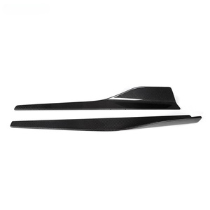 Falda lateral de fibra de carbono seca para coche 2015-2020 1 Series F20 de alta calidad adecuada para <span class=keywords><strong>BMW</strong></span> 1 Series F20 G estilo falda lateral - Product Image 1