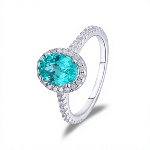 Bague Cocktail Classique 2.0Ct en Argent Sterling 925 Plaqué Platine/Rhodium, Couronne Ovale, Zircon 5A, Bijou de Mariage, Fiançailles, Soirée - Product Image 3