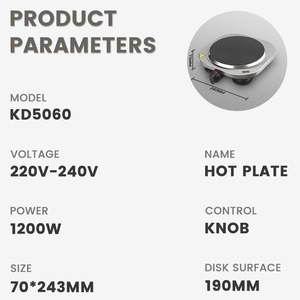 DSP Electric Ceramic Cooktop Smooth Surface 2000W High Power Induction <b>Stove</b> For Home Kitchen Cooking - Product Image 4