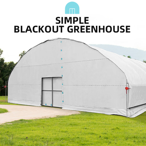 Tunnel di deprivazione della luce del mercato degli Stati Uniti serra agricoltura ombreggiatura Blackout a campata singola in serra - Product Image 6