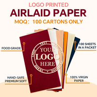 Serviettes Airlaid jetables imprimées personnalisées en gros Serviettes en papier absorbant doux 4 8 poches pliées