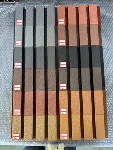 Panneaux muraux poncés de première génération Panneaux muraux décoratifs Décoration en <span class=keywords><strong>bois</strong></span> Mur extérieur Composite <span class=keywords><strong>bois</strong></span>-plastique Grille extérieure - Product Image 2