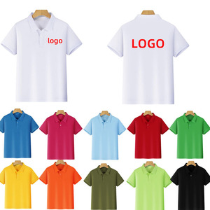 Polo pour enfants à manches courtes, couleur unie, logo personnalisé, uniforme scolaire pour adolescents M100-150cm - Product Image 1
