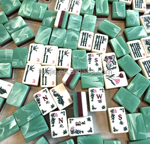 Juego de Mahjong Americano de Lujo Moderno de 3 Capas con Grabado Acrílico, Serie <span class=keywords><strong>Everett</strong></span>, 160 Fichas de Juego Estándar - Product Image 3