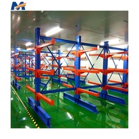 Système d'étagères cantilever sur mesure pour entrepôt, en acier, réglable, avec protection anticorrosion, pour le stockage de tuyaux