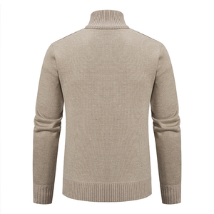 TONGYANG Cardigan da Uomo Autunnale, Maglione Invernale Caldo, Giacca di Alta Qualità con Collo Alto e Cerniera - Product Image 3