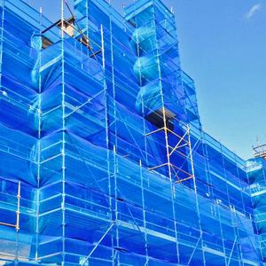 Filet de protection contre les débris en plastique bleu océan, qualité durable, assurance qualité, bon prix, bâche résistante pour la construction - Product Image 3