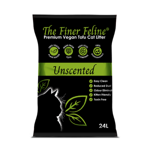 Dongnai PETS Factory Litière écologique pour chat au tofu 24L composée d'amidon, de soja, de maïs et de fibres végétales agglomérantes - Product Image 2