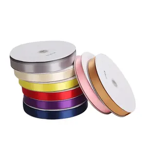 Hot Sale High Quality Cheap Price Solid Color 100% Polyester Satin Ribbon