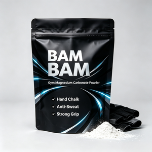 Sachet en aluminium refermable sur mesure OEM, résistant à l'humidité, pour emballage de carbonate de magnésium, craie d'escalade, bouldering et gym - Product Image 2