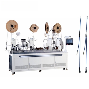 Machine de découpe et de sertissage automatique de fil de haute précision avec compatibilité OTP # 22~ # 16 AWG 5 têtes de sertissage - Product Image 4