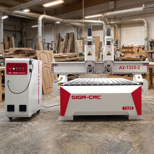 Fresatrice CNC a Doppio Mandrino ad Alta Velocità per Finestre in Legno, Porte, Scrivanie e Insegne Pubblicitarie in Acrilico - Product Image 1