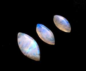 2020 3ชิ้นสีรุ้งประดับห้องโดยสารพลอยรูปทรงโค้งมนจากธรรมชาติแท้จากธรรมชาติ - Product Image 3