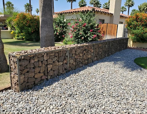 Vietnam galvanizli kaynaklı sepet duvar kutusu örgü sepet satılık pvc kaplı gabion istinat duvar fiyat çit gabion kafes - Product Image 3