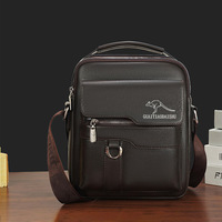 Sac bandoulière en cuir véritable Kangaroo Prince, en cuir de vachette, pour affaires, vente en gros