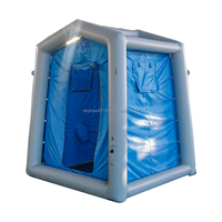 Tente de décontamination multi-personnes en PVC gonflable pour urgences médicales, 890L, 2x2x2.5m - Offre Spéciale