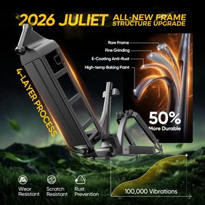 Vélo électrique tout-terrain robuste à cadre bas, vélo électrique urbain dynamique pour les trajets quotidiens, performance fiable, vélo cargo électrique - Product Image 2