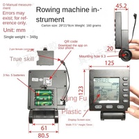 Compteur de Rameur Étanche avec Écran Intelligent et Résistance au Vent pour Application Mobile, Idéal pour le Fitness en Intérieur