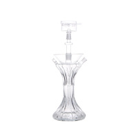 Vente en gros de narguilé électrique tout verre narguilé Shisha Pakistan Accessoires de boutique de fumée Arguiles en forme libre