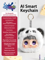 Peluche AI Frozen, Compagno Interattivo Intelligente Transfrontaliero, Comfort Interattivo, 5-20 Anni, Ciondolo per Zaino, LED, Emo, Unisex, Originale