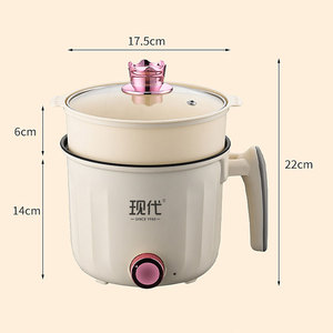 หม้อหุงต้มไฟฟ้าขนาดเล็ก YUEDISI แบบให้ความร้อนเร็ว หม้อหุงบะห<span class=keywords><strong>ม</strong></span>ี่อเนกประสงค์ หม้อไฟฟ้าเคลือบสารกันติด - Product Image 6