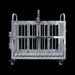 Heavy-Duty Portable Indoor <strong>Stainless</strong> <strong>Steel</strong> <strong>Dog</strong> <strong>Kennels</strong> for Veterinary Hospital Use - Product Image 2