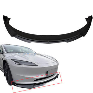Pièces de carrosserie automobile : Lame avant, diffuseur arrière, jupes latérales pour Tesla Model <span class=keywords><strong>3</strong></span>, nouveau kit de pare-chocs à fixation par boulons, ajustement universel - Product Image 4
