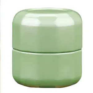 Wholesale Mini Unique Round Shape Metal Tea Tin Can Bright Surface Coffee Candy Gift Tin Box For Loose Tea Packaging