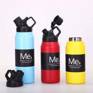 Thermos sport en acier inoxydable 304, 750 ml, 950 ml, grande capacité, gourde isotherme pour l'extérieur - Product Image 5
