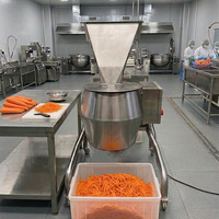 Hoge snelheid centrifugale groentesnijmachine ui-tomaat snijder versnipperaar industriële voedselverwerkingsapparatuur