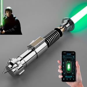 Espada Láser RGB de <span class=keywords><strong>Luke</strong></span> <span class=keywords><strong>Skywalker</strong></span> Xeno3.0 Pixel con Control por Aplicación Bluetooth, Espada Láser Jedi para Duelos Intensos, Empuñadura de Metal, Juguetes de Cosplay - Product Image 1