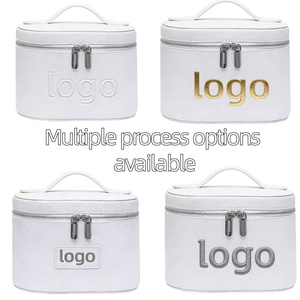 Borsa per il Trucco Portatile in PU con Doppia Cerniera, Personalizzabile, Produzione Propria, Grandi Quantità, Conveniente - Product Image 3