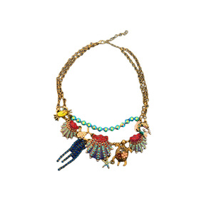 Gioielli Vintage, Collana Standard con Ciondolo a Forma di Animale Retrò, Stile Oceano, Conchiglia, <span class=keywords><strong>Corallo</strong></span>, Perla - Product Image 5