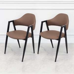 Italian Modern Pu Leather <strong>Dining</strong> Dinner <strong>Chair</strong> for Living Room Kitchen and Restaurant - Product Image 3