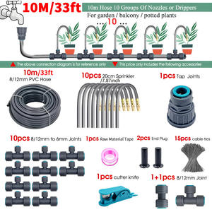 Système d'irrigation automatique Odes, tuyau PVC 15 m avec 15 arroseurs pour jardin, balcon, plantes en pot - Product Image 4