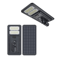 Lampadaire LED solaire avec détecteur de mouvement, étanche IP65, longue autonomie, pour éclairage de sécurité extérieur